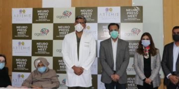 Successful brain surgery performed on a 80yrs old lady