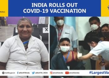Health worker becomes first to be vaccinated in India