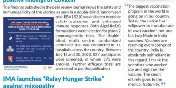 The Lancet (ID) publishes positive findings of Covaxin