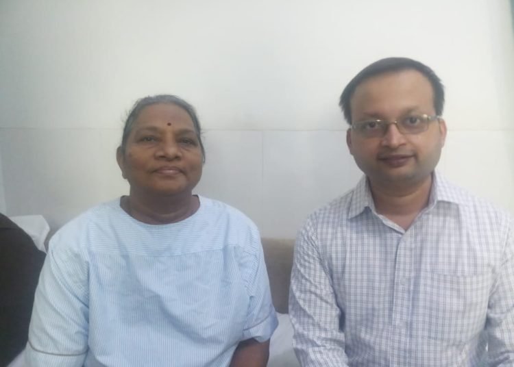 A Covid+ 65yr old woman with recurrence stroke gets timely treatment