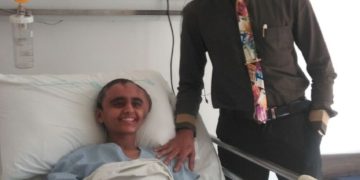 Craniotomy successfully performed on a 24 yr-old woman who underwent 11 surgeries