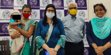 Successful brain surgery performed on a 4-month old boy with rare congenital encephalocele disorder