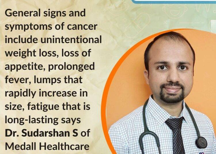 What are some general signs and symptoms of cancer and when should you start screening?