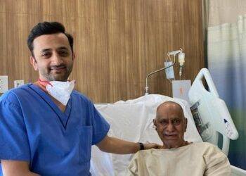 TAVR procedure successfully performed on a 95-yr old male