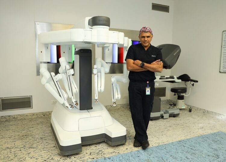 Robotic gastric bypass surgery successfully performed on 19-yr-old boy