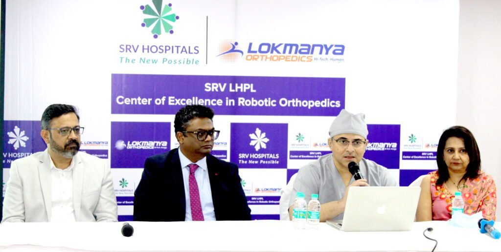 SRV & Lokmanya Hospital launch new centre of excellence in Robotic Orthopedics