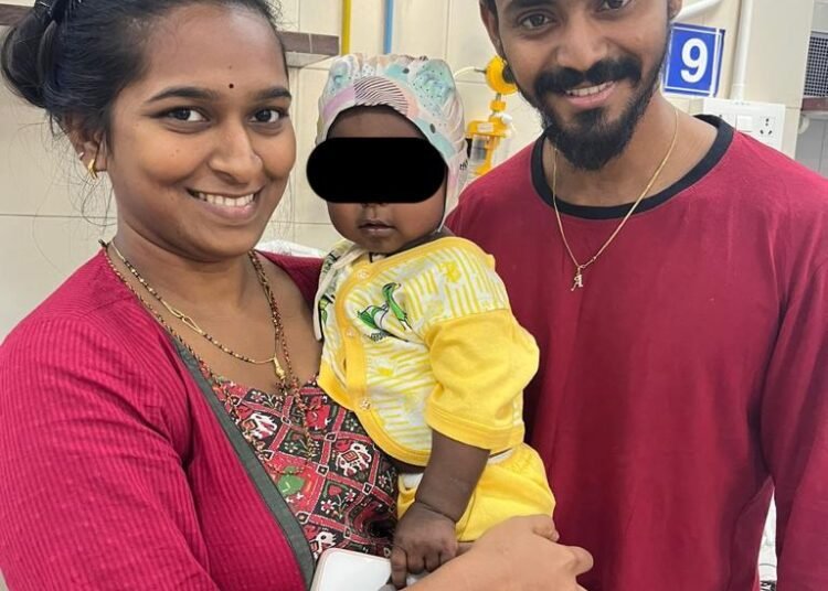 A 6-month old baby successfully treated for eye cancer