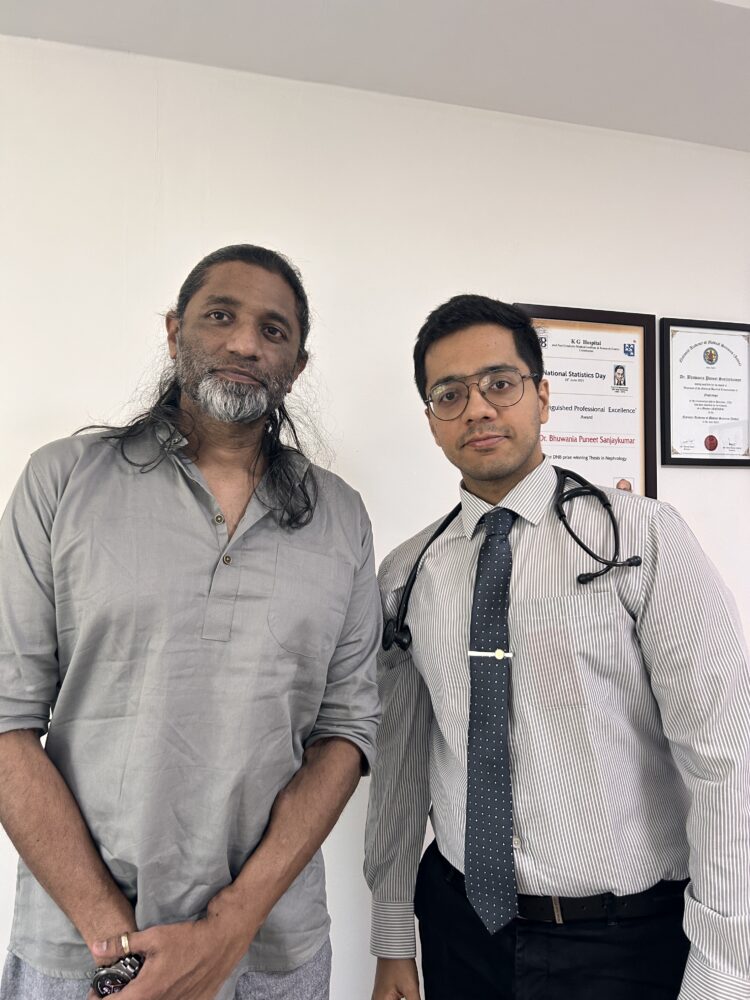 A 45-year-old man undergoes a successful kidney transplant