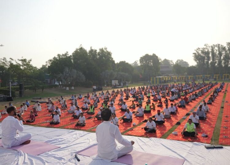 Trident Group Marks Yoga Day with Wellness Drive