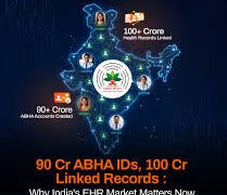 India Crosses 100 Crore ABHA-Linked Health Records